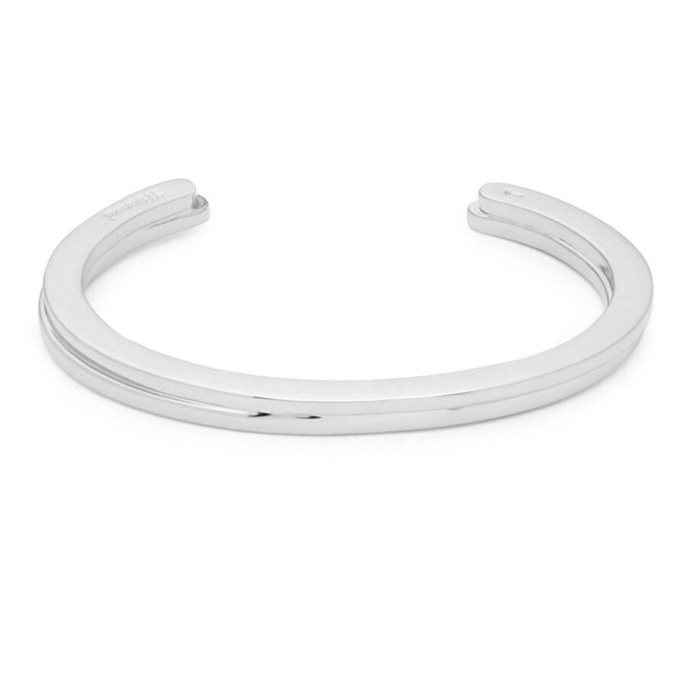 Miansai Sterling Silver Double-Band Cuff Bracelet